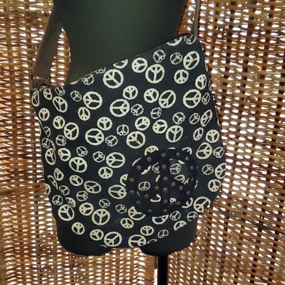 Fashion Express Hippie Peace shoulder bag